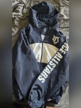 ICE Allstars Navy and White Windbreaker Jacket